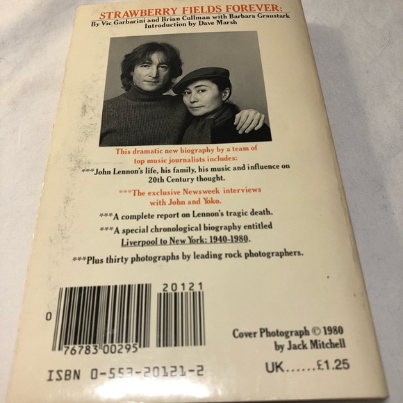 Strawberry Fields Forever: John Lennon Remembered 1980 paperback Book Photograph - Picture 2 of 8